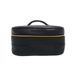 Chanel Bicolore Vanity Bag Case Black